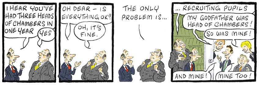 Three Heads of Chambers in a Single Year