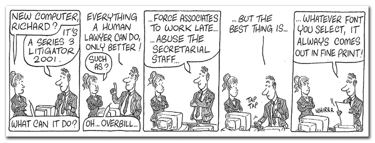King's Counsel cartoon — 2001-04-03